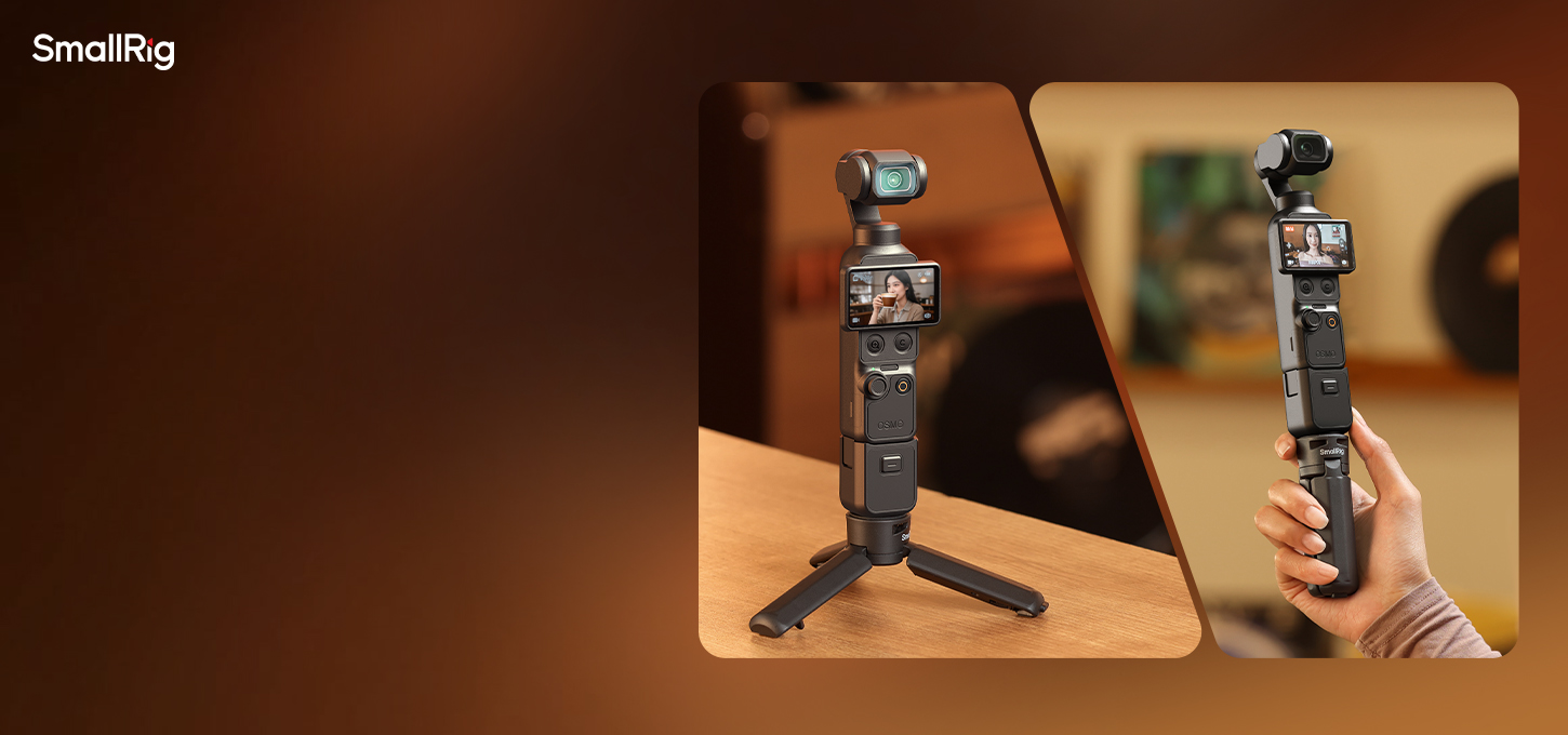 Kategori/Montaj Braketleri/Masa&uuml;st&uuml; Braketleri DJI Osmo Pocket 4 / 3 i&ccedil;in Hızlı &Ccedil;ıkarma Tripod - Markalar: DJI / Modeller: Osmo Pocket 4, Osmo Pocket 3 / SKU: 6049 /