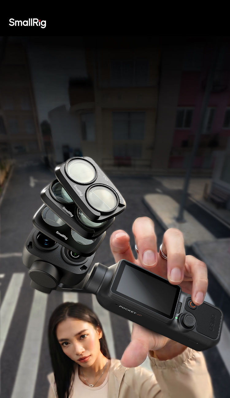 DJI Osmo Pocket 4P用オールインワンフィルターキット