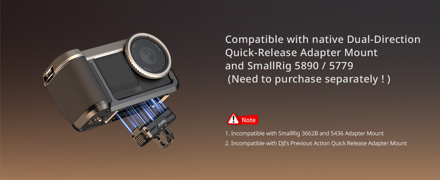 Category/Camera Cages Dedicated Street Photography Cage for DJI OSMO Action 6-For Brands:DJI/For Models:Osmo Action 6/SKU:5891/