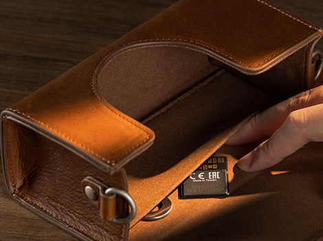 Leather Storage Bag for FUJIFILM X-E5 / X100VI