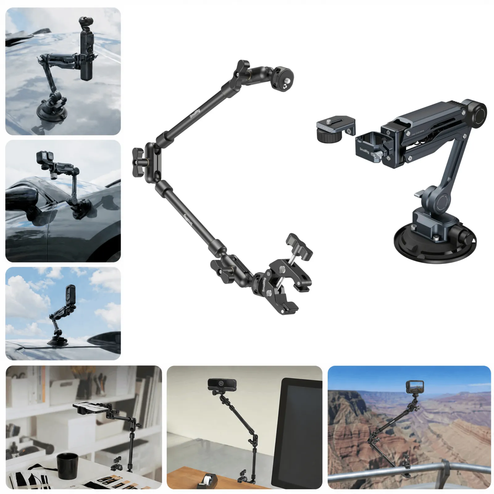 カ*ミ様 SmallRig ミニショックアブソーバーアーム Mini Shock Absorber Arm | Smooth Video for Action Cameras