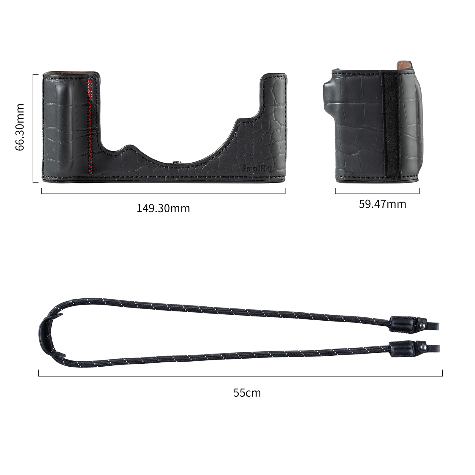 Z f Leather Case Kit | Retro Grip, Strap | Black & Brown
