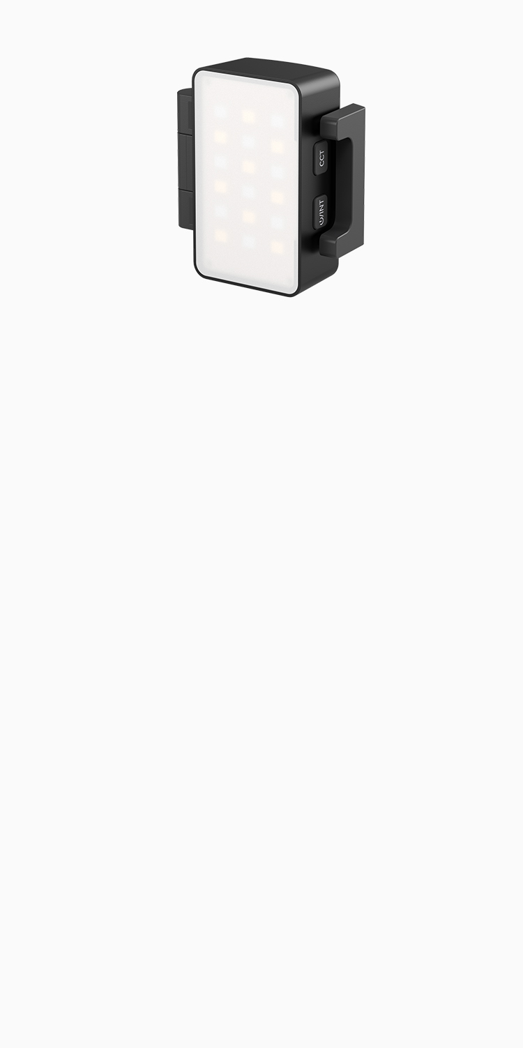 RGBWW LED Video Light for DJI Osmo Pocket 4 / 3 | SmallRig