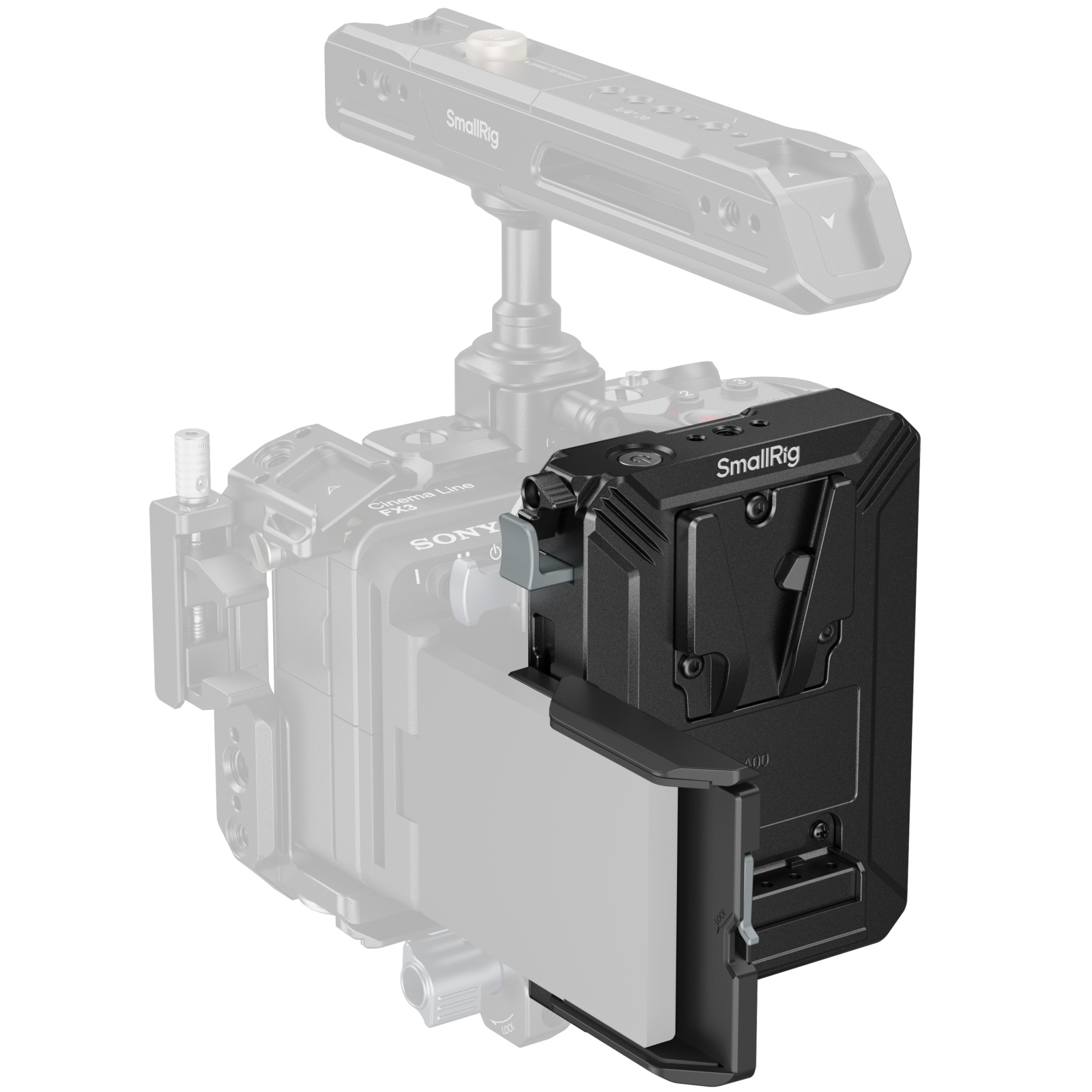 Piastra Batteria V-Mount Nitze N21-D6 – Alluminio, Uscite DC 8V/3A, D-Tap 14,8V/3A, USB-C PD 3.0 - 4