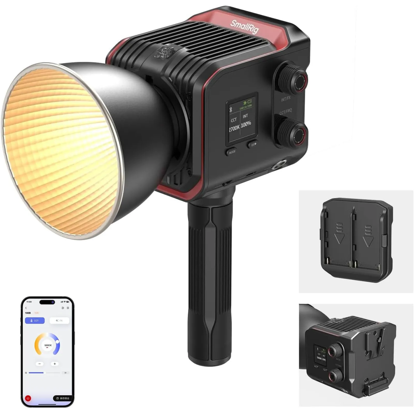 RC 100B COB LED Light | Compact | High-CRI 2700K-6500K