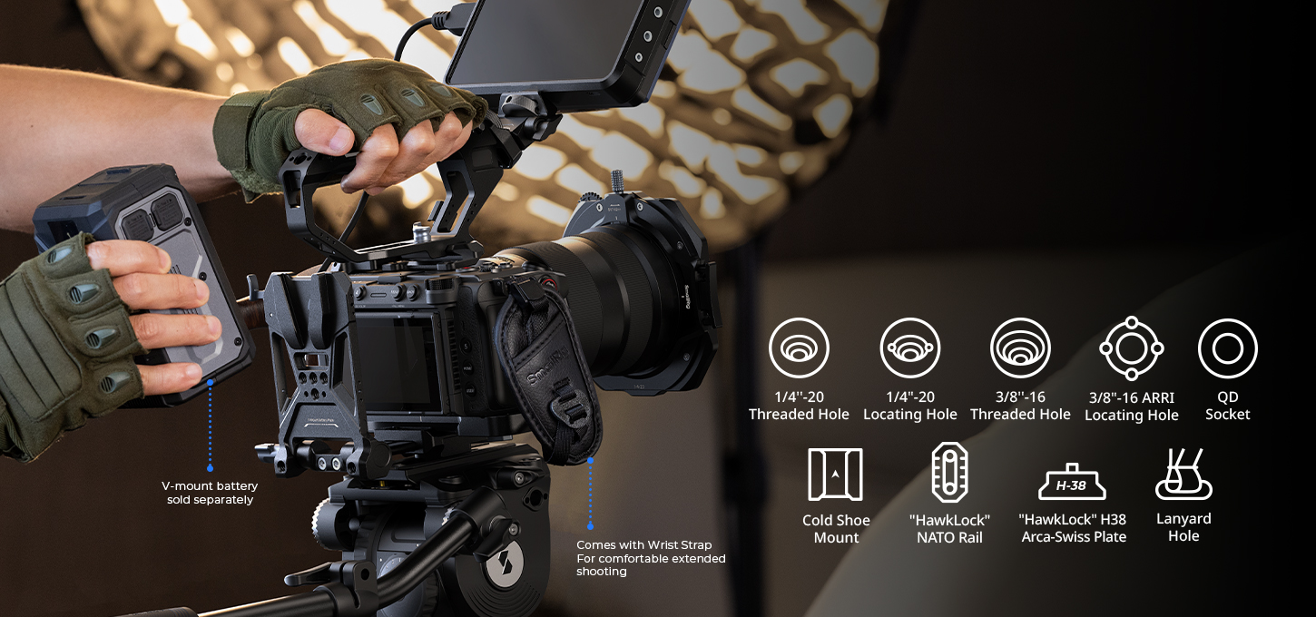 SmallRig 6776 accessory mounting points