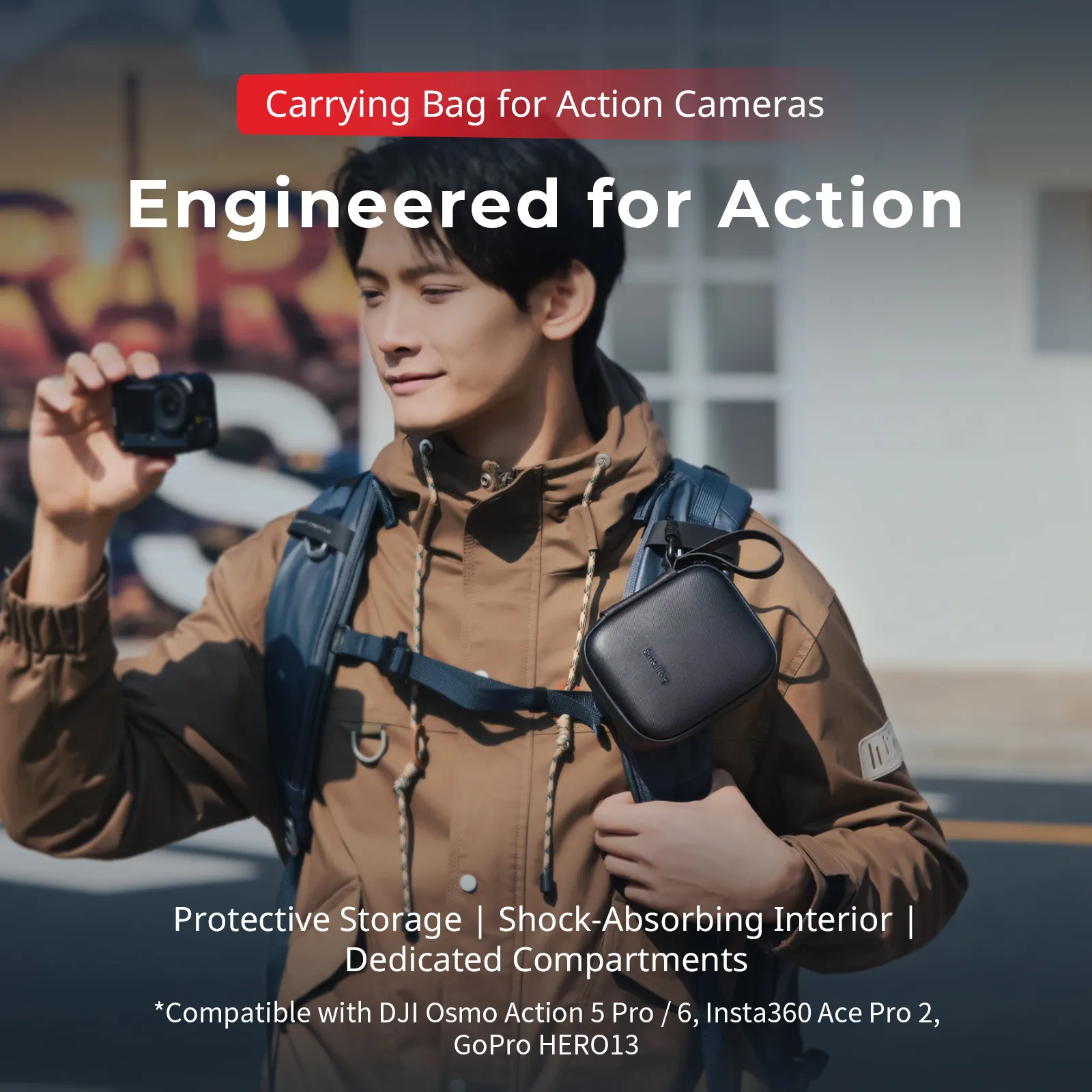 Category/Attachments/Straps & Bags & Box Storage Bag for DJI Osmo Action 6 / 5 Pro-SKU:5917/