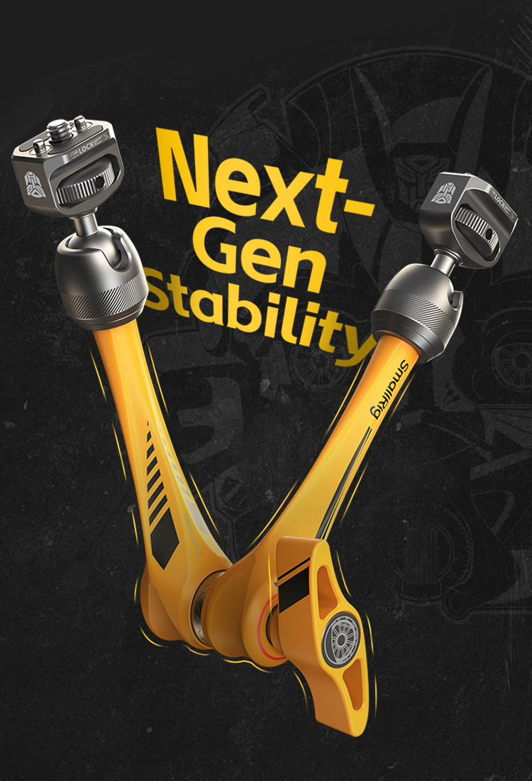 11-inch Rosette Arm BumbleBee Edition | ARRI Pins | 3kg Load