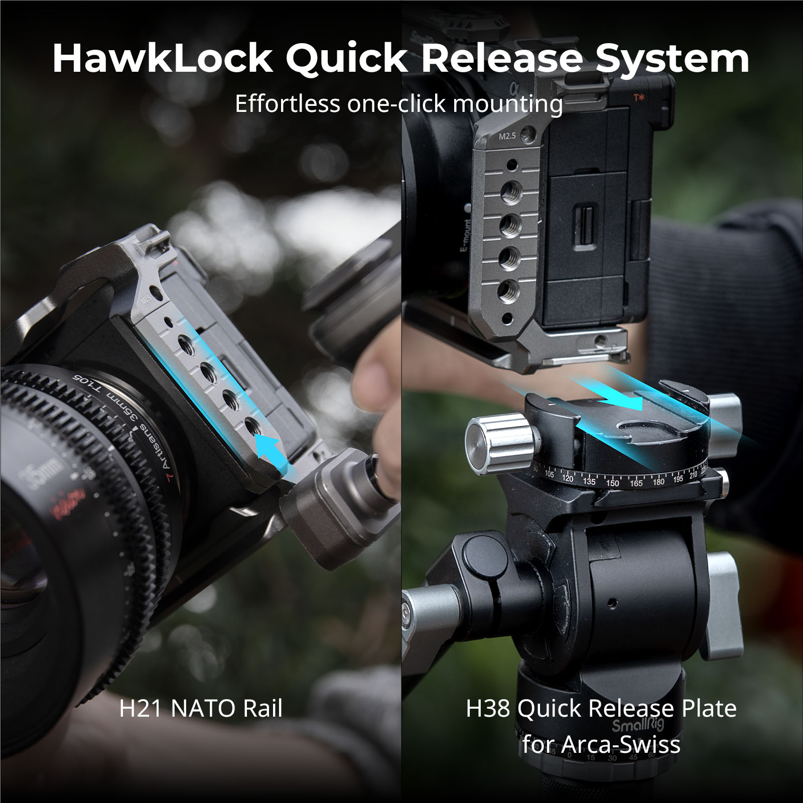 α6700 Camera Cage Kit | Quick Release | Arca-Swiss Ready