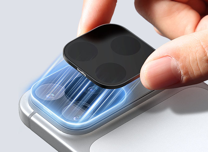 Square ND & 1/4 Black Mist Magnetic Filter Kit for iPhone 17 Pro