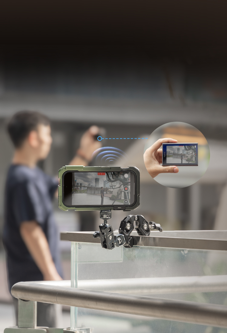 4K Wireless Phone Monitor | MagSafe & Magnetic Mount