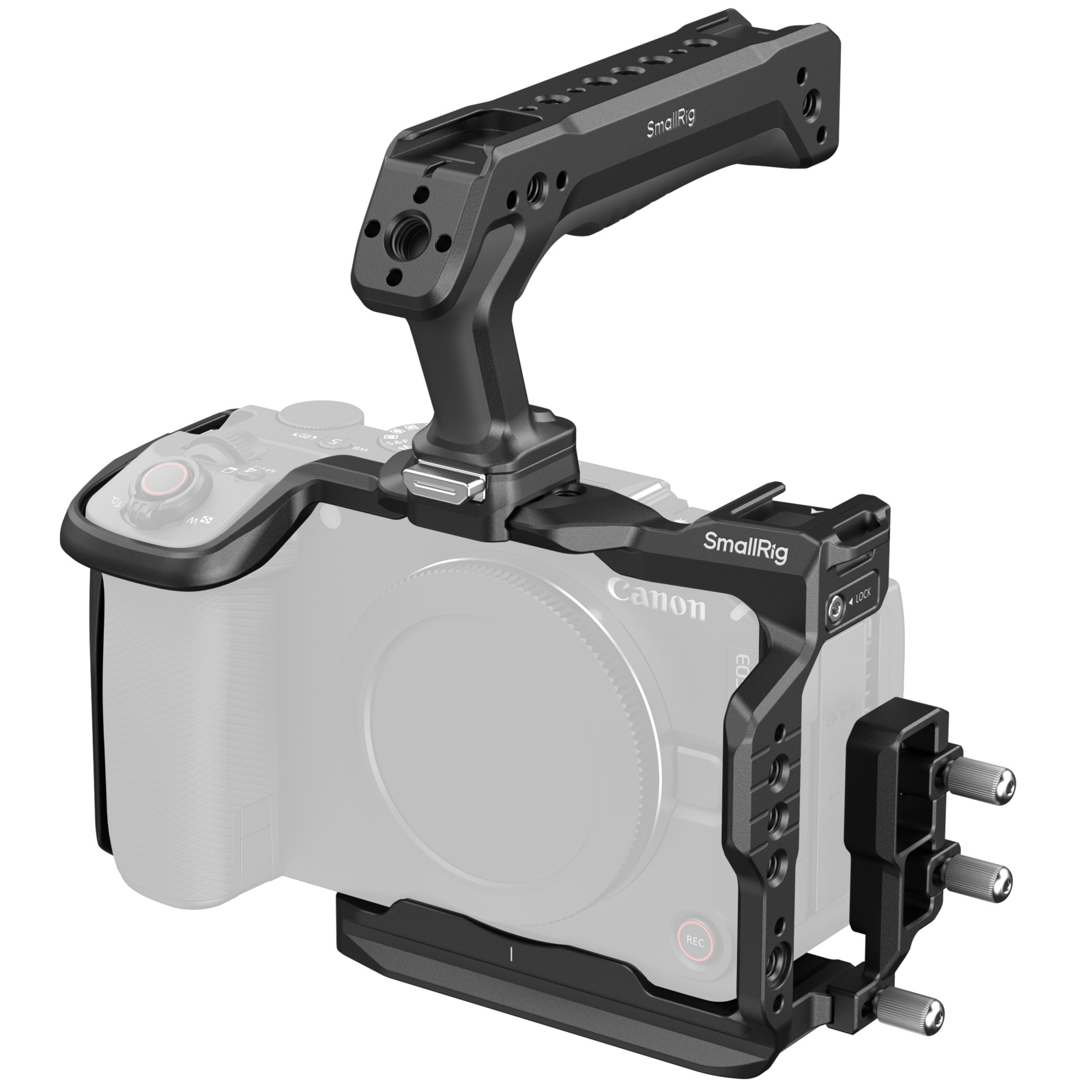 HawkLock Quick Release Cage with Top Handle Kit for Canon EOS R6 V