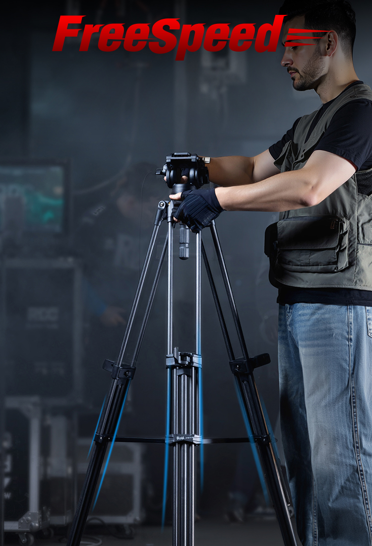 AD-80S Heavy-Duty Tripod | 15kg Capacity | Quick Setup