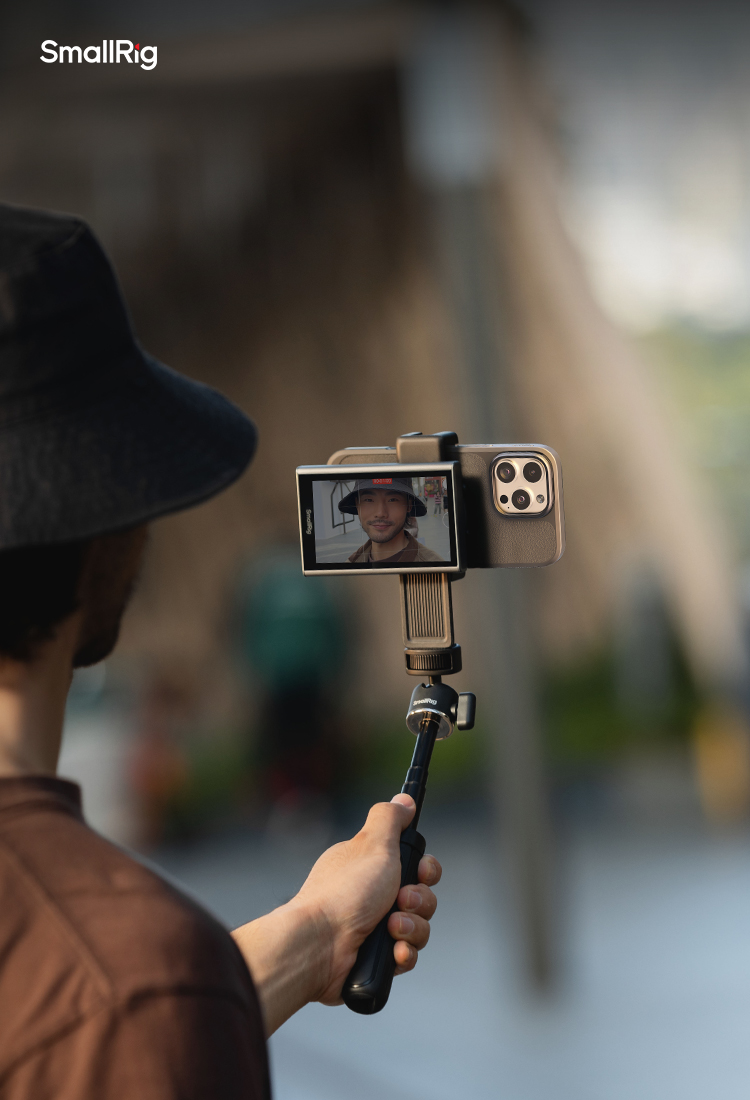 SmallRig 自撮りVlogモニタ Wireless Vlog Selfie Monitor Kit for Phone