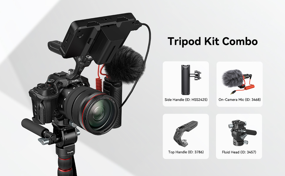 Black Mamba Camera Cage for R10 | 3-Point Lock | Arca-Swiss