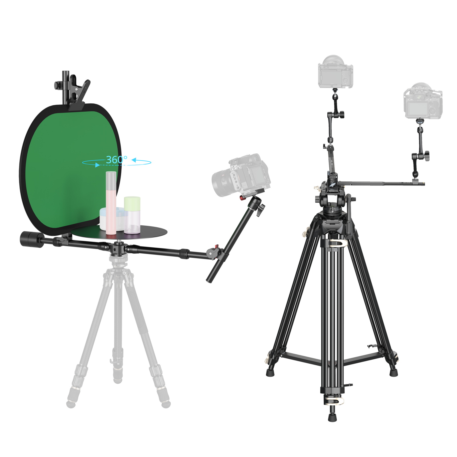 SmallRig 静物撮影キット（360°ターンテーブル+トラッキングPOVキット+三脚） 製品画像 1
