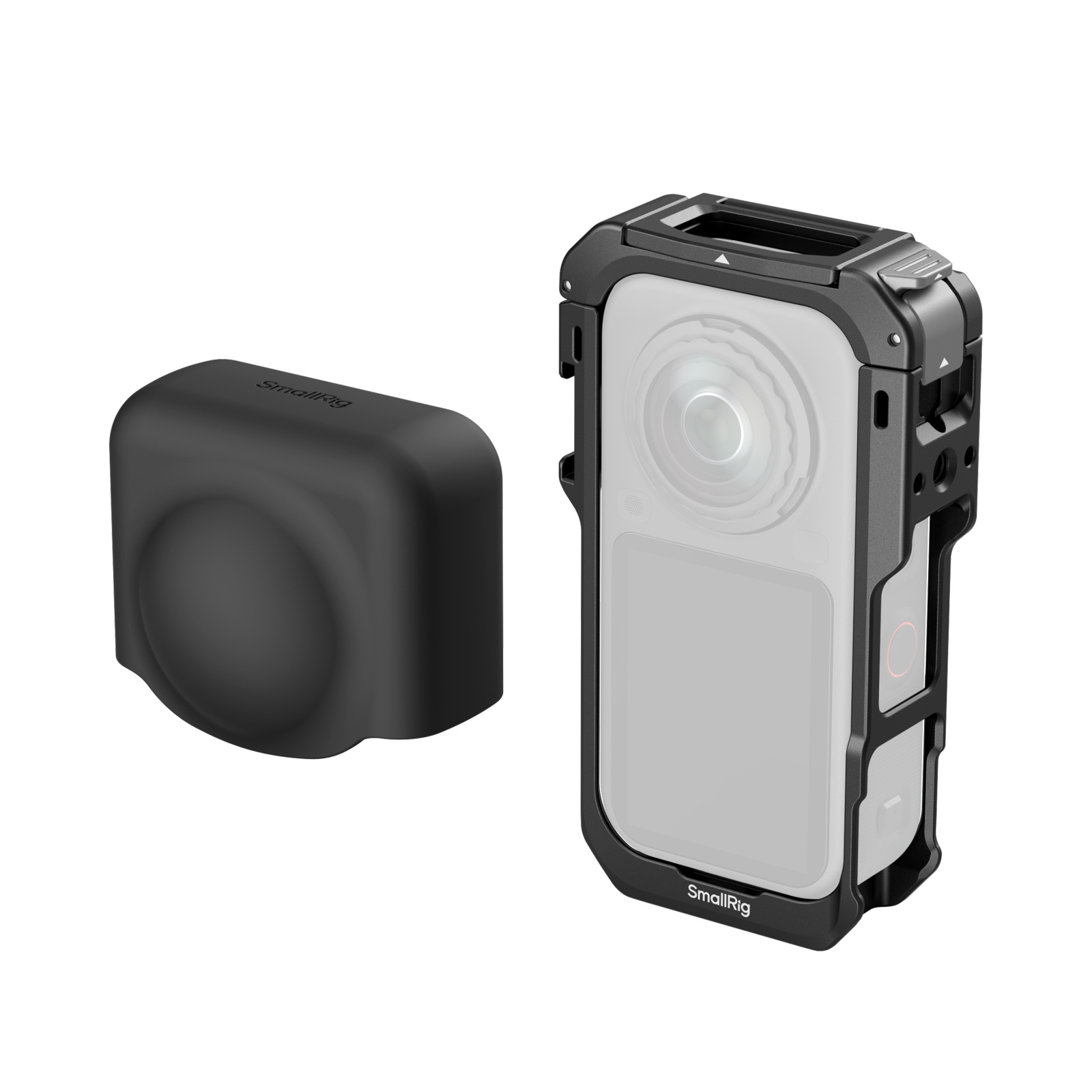 Multifunctional Protective Cage with Silicone Cover for Insta360 X6
