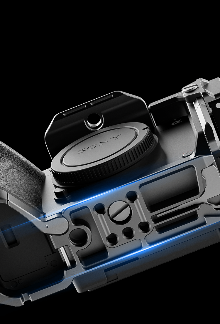 Sony FX2 Camera Cage | Basic Kit & V-Mount Power