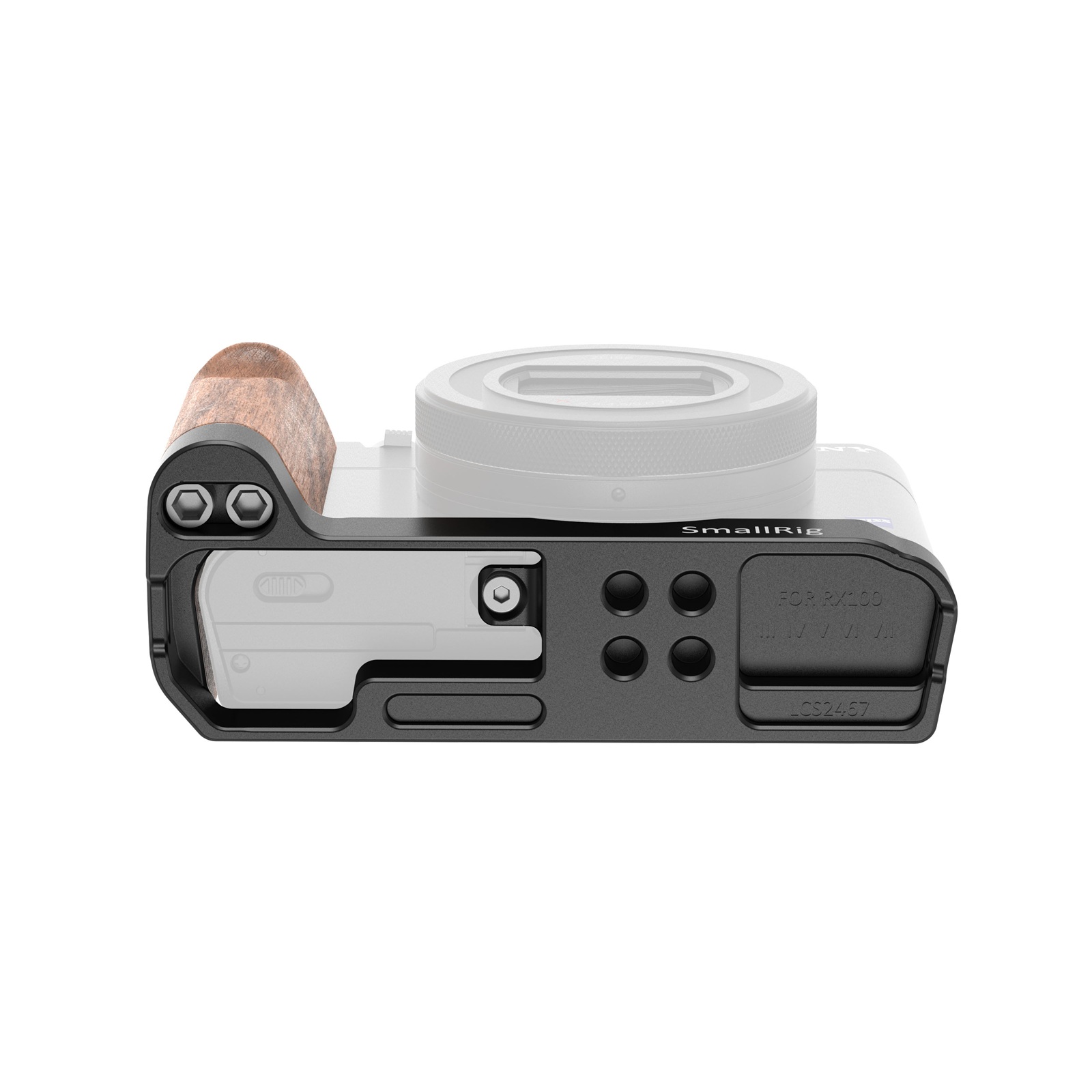 L-Shaped Wooden Grip for Sony RX100 III/IV/V(VA)/VI/VII