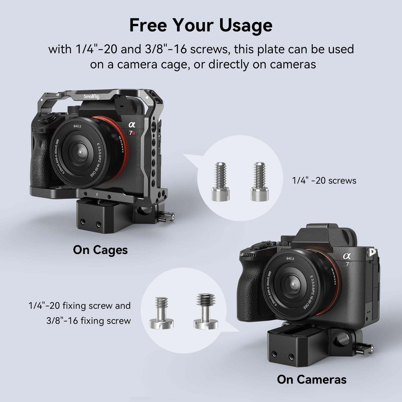 15mm Rod Clamp Baseplate | Secure Rig Mount | SmallRig