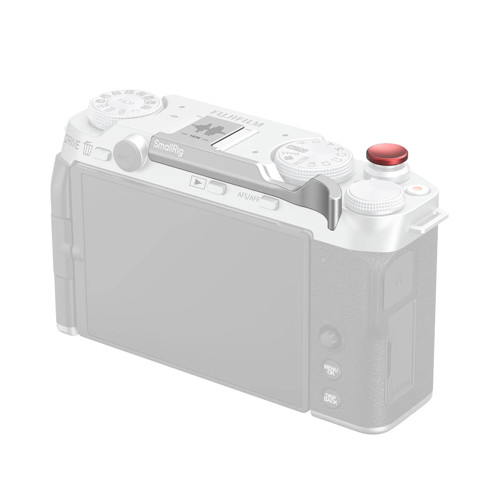 Black Thumb Grip for X-M5 | Ergonomic | Hot Shoe Cover