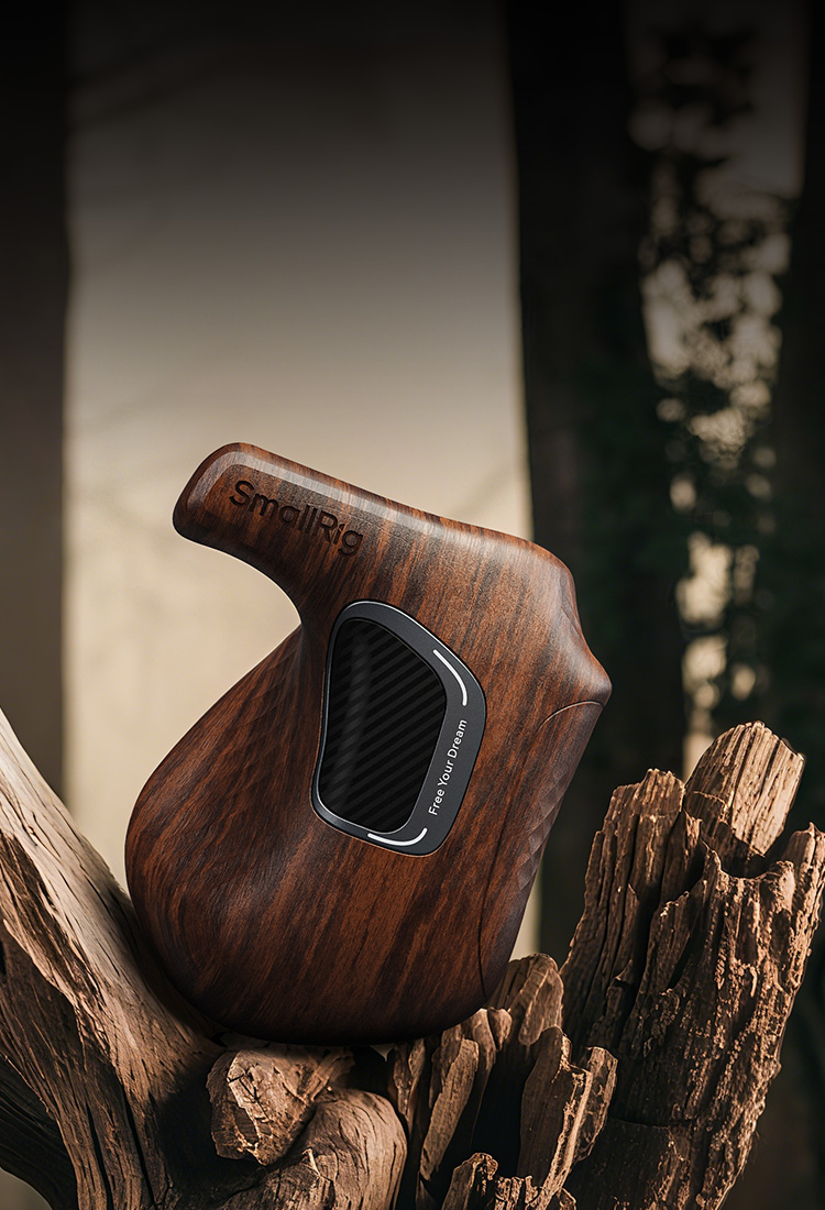 ARRI Rosette Wooden Handle | Secure Grip & Fluid Rotation