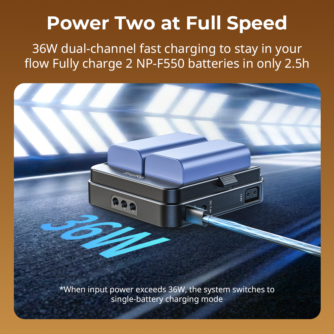 Adapter Plate for NP‑F Type Batteries | SmallRig