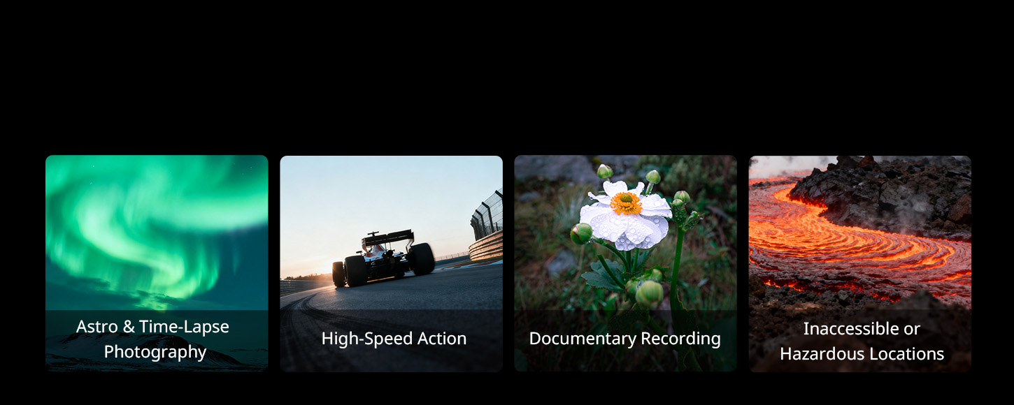 Langtrekkende trådløs repeater for DSLR/actionkameraer i naturfotografering