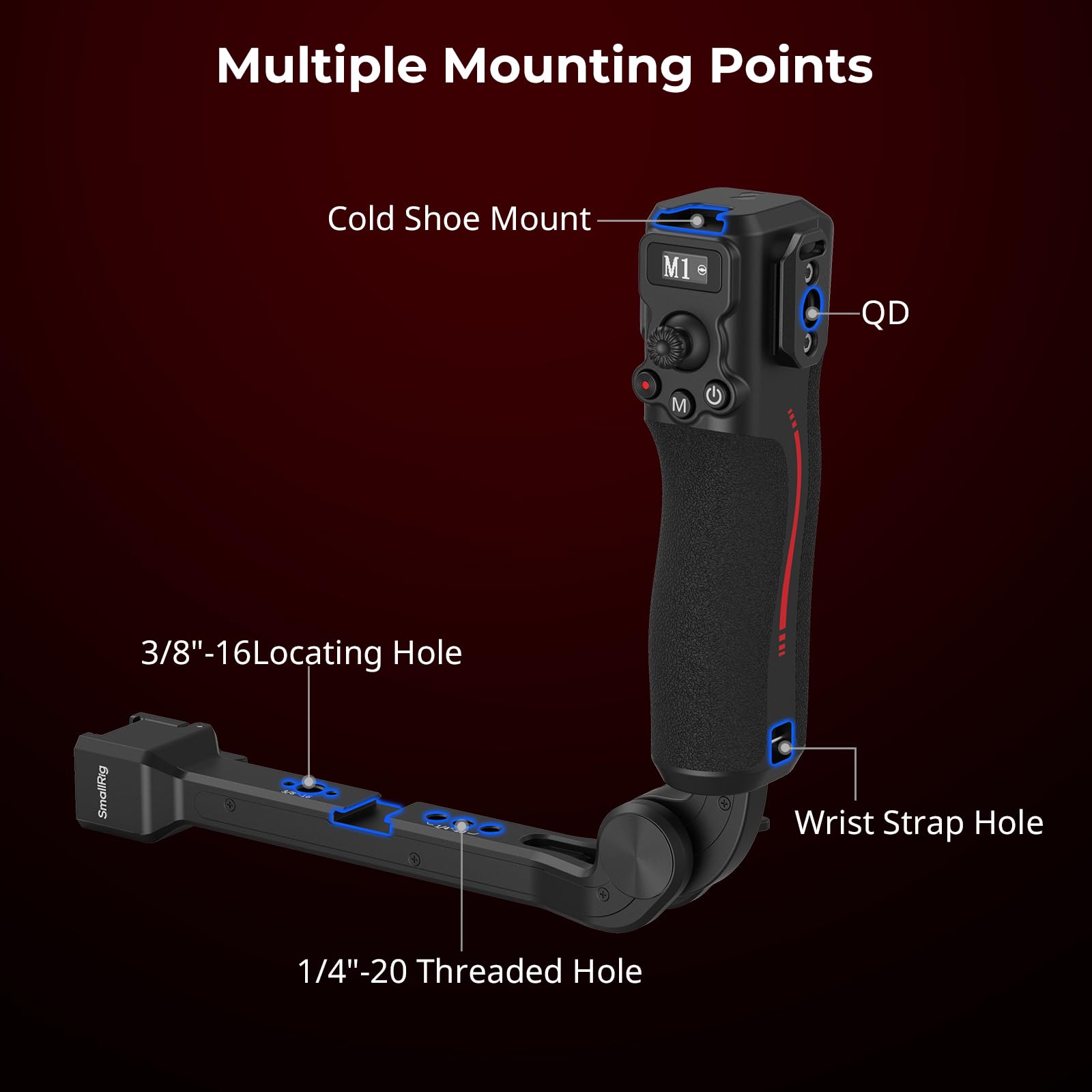 Focus Control Dual Grip | RS 2 3 Pro 4 Pro Gimbal Handle