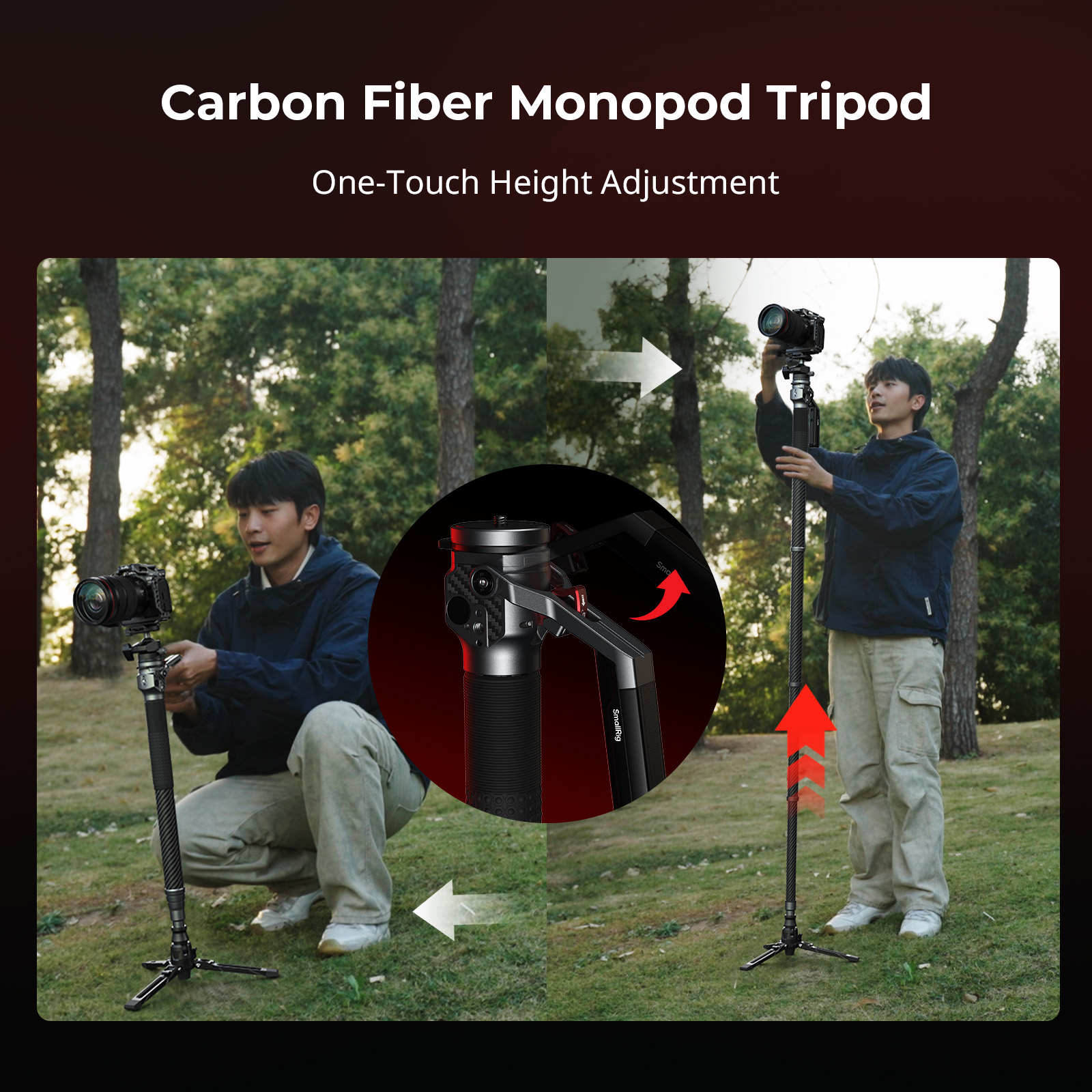 Carbon Fiber Photography Monopod 5564 | Lite | SmallRig