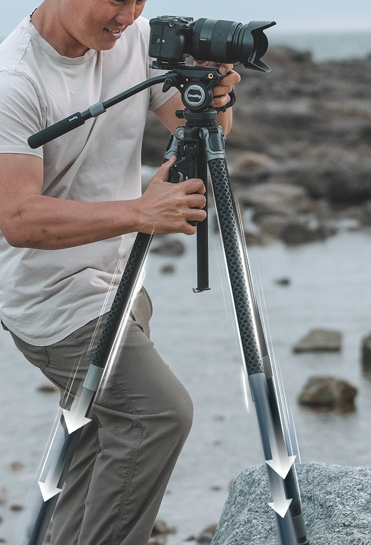 Video Tripod | TRIBEX SE Hydraulic Quick Adjust | SmallRig