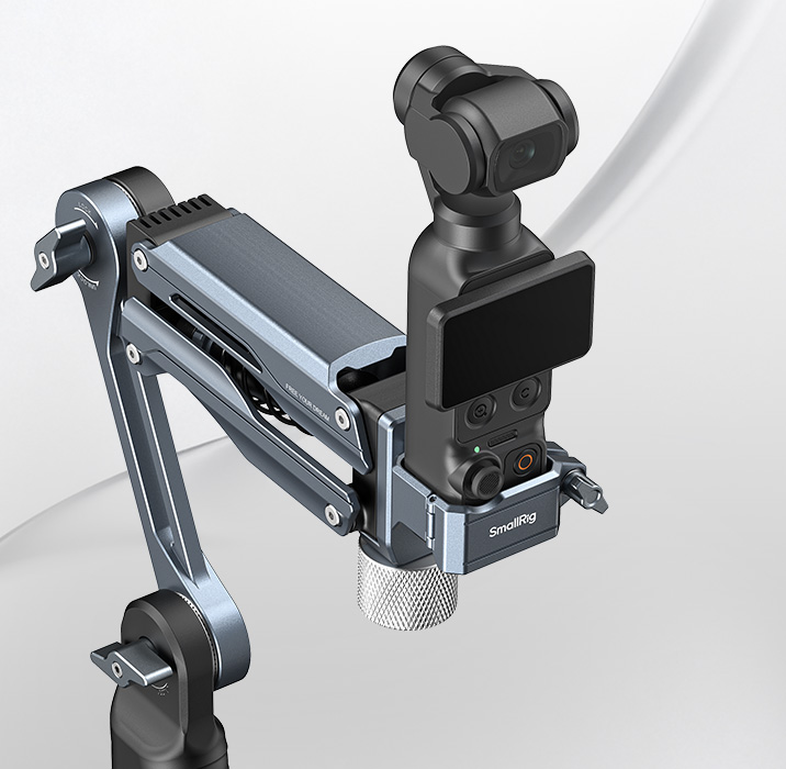 Kategori/Montaj Braketleri/DJI Osmo Pocket 4 / Pocket 3 / Insta360 X5 / GoPro HERO13 Black i&ccedil;in Magic Arms El Tipi Şok Emici Kol - Markalar: DJI, Insta 360, GoPro / Modeller: Osmo Pocket 3, Osmo Pocket 4, X5, HERO 13 Black / &Uuml;r&uuml;n Kodu: 5508 / Paket Ağırlığı (kg): 1.