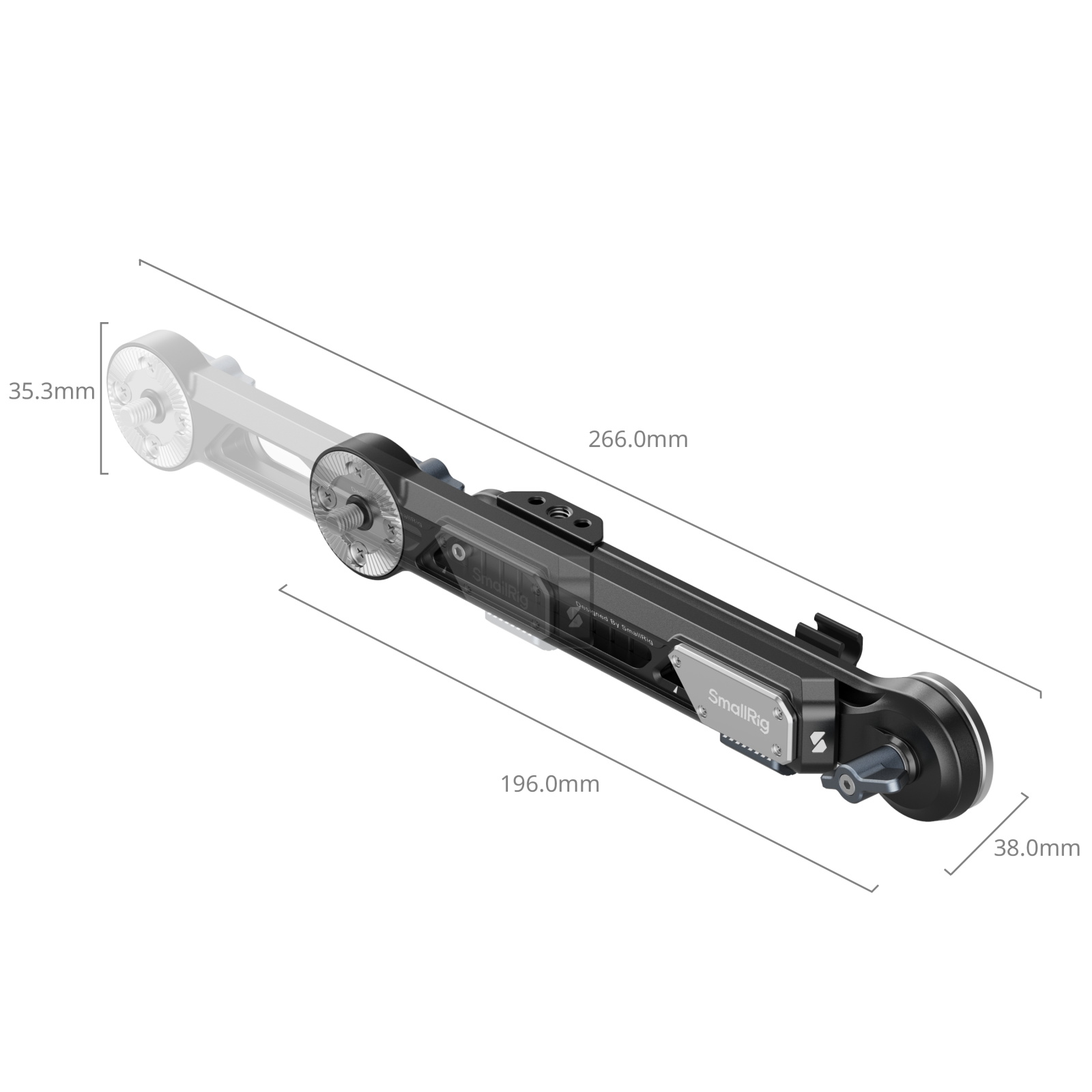 Shoulder Rig Adapter | ARRI Rosette, Quick Adjust | SmallRig
