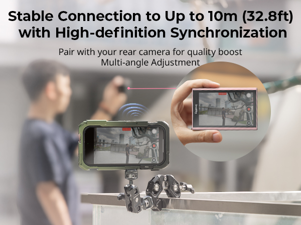 【SmallRig 4850B】ワイヤレス ディスプレー アダプター Amazon.co.jp: SmallRig スマホモニタースクリーン ワイヤレス