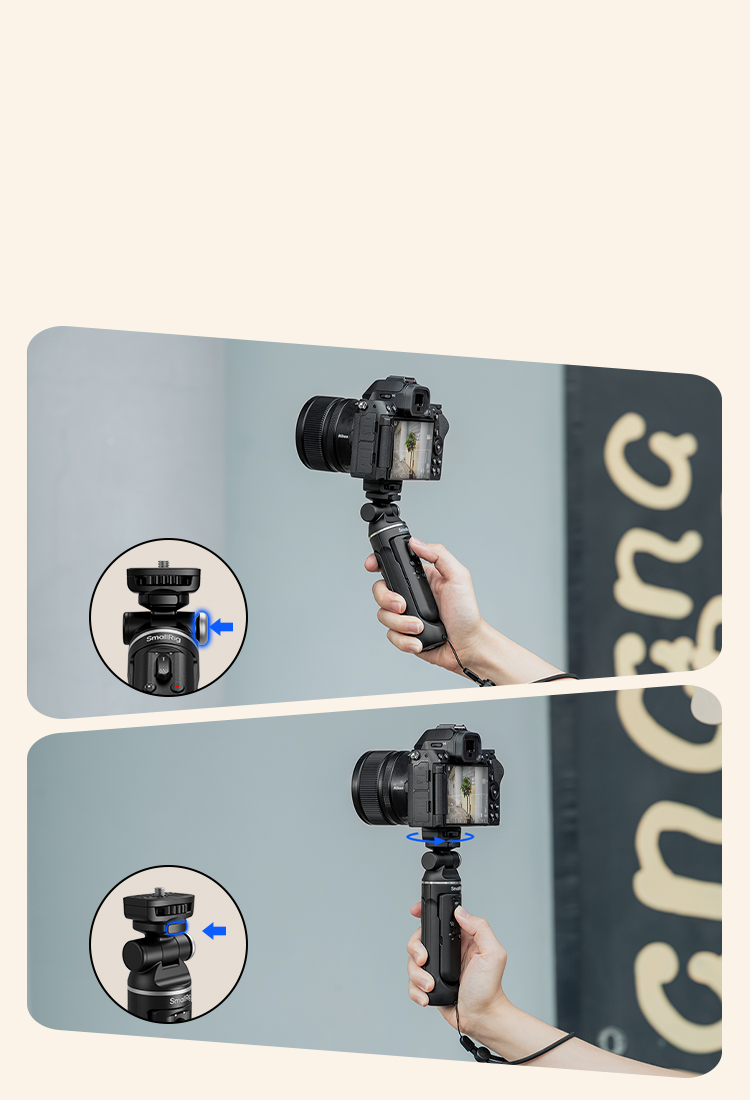 Wireless Shooting Grip | Extendable Tripod Remote | SmallRig