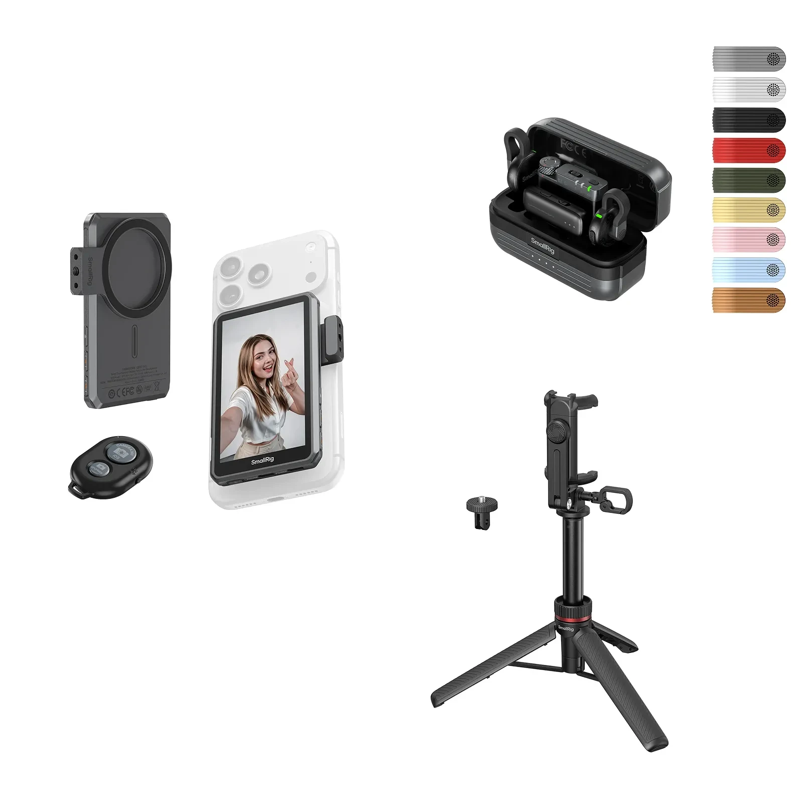 S70 Wireless Microphone | Ultra-Thin | 984ft Range | SmallRig