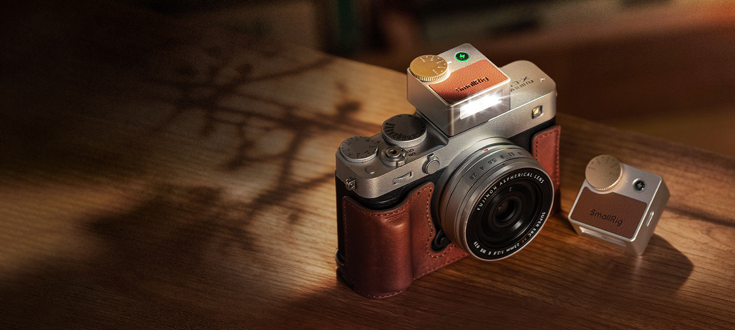 Kategori/Aydınlatma Sistemi/Cep Tipi LED Video Işıkları Retro Mini Speedlite Flaş 45g Kompakt Aynasız Kameralar İ&ccedil;in (Fujifilm/Nikon/Sony/Ricoh), GN8-10, 5 Seviye-SKU:5882/Paket Ağırlığı (kg):0.098/