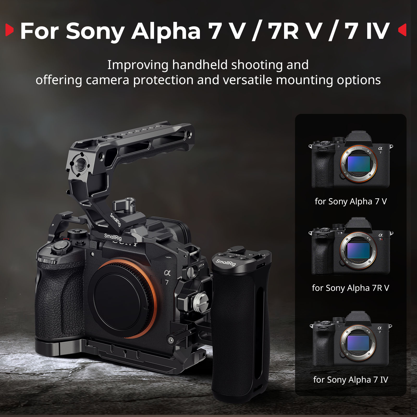 HawkLock Cage Kit for Sony A7 V / A7R V / A7 IV | Arca-Swiss QR