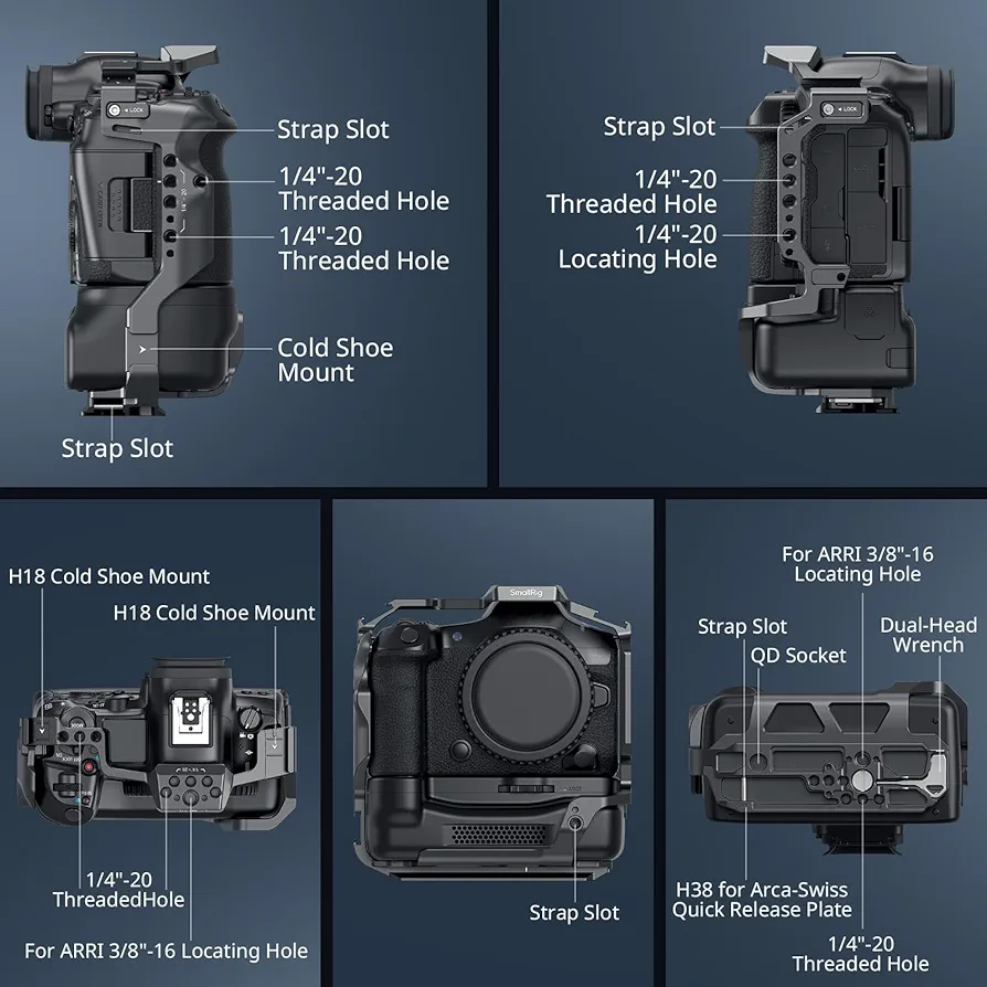 Canon EOS R5 MarkII用ケージ「冷却ファンCF-R20EP付」 Canon EOS R5 MarkII用ケージ「冷却ファンCF-R20EP付」