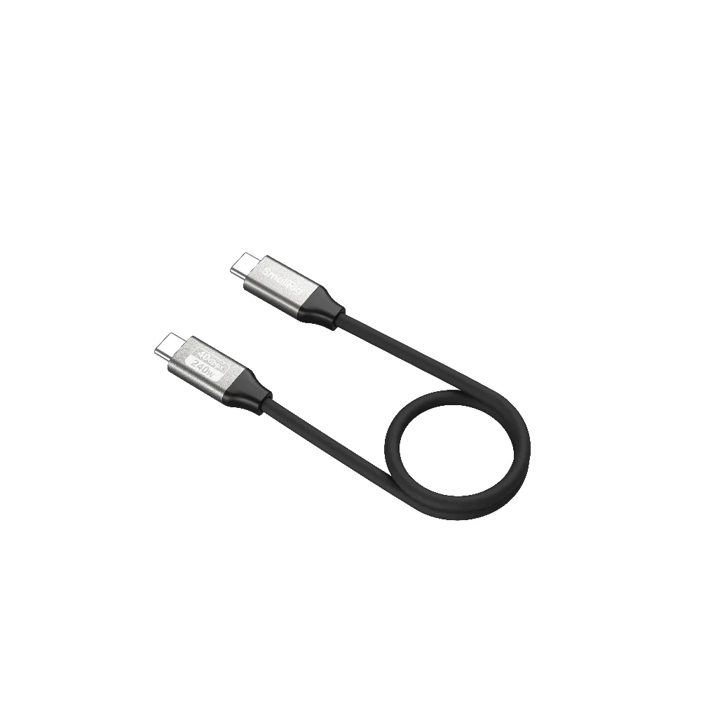 SMALLRIG Câble de données USB-C (droit à droit, 60 cm) (40 Gbit/s + 240