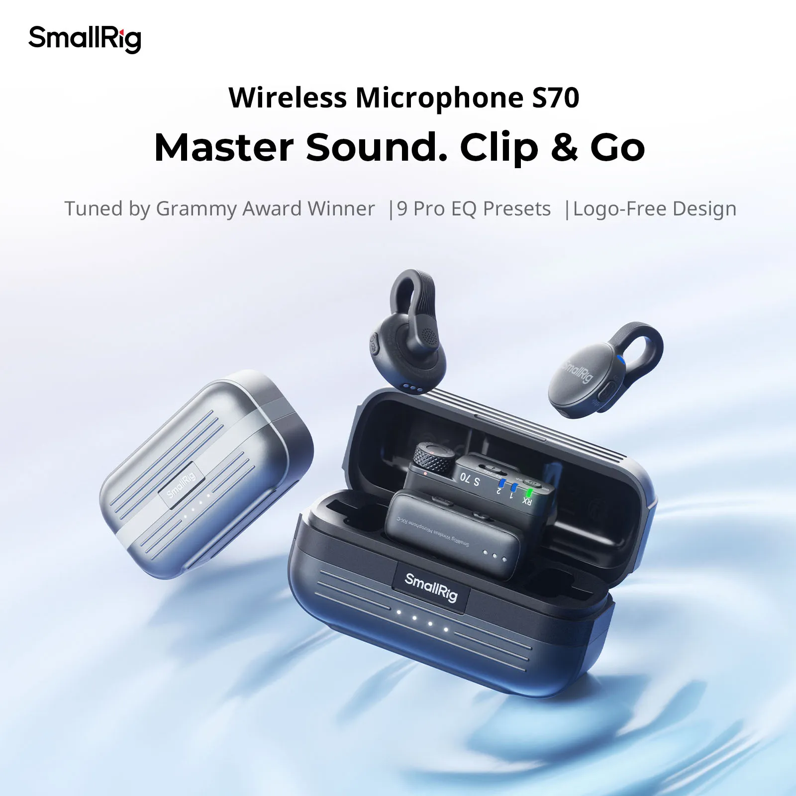 Category/Microphones/Wireless Microphones S70 Ultra Thin Invisible Wireless Microphone for Vlog,Wedding,Interview-SKU:5715/Sampling Rate / Bit :48kHz / 24bit/Maximum SPL:120dB/SNR:70dB/Frequency Response:20Hz-20kHz/Mobile Compatibilit