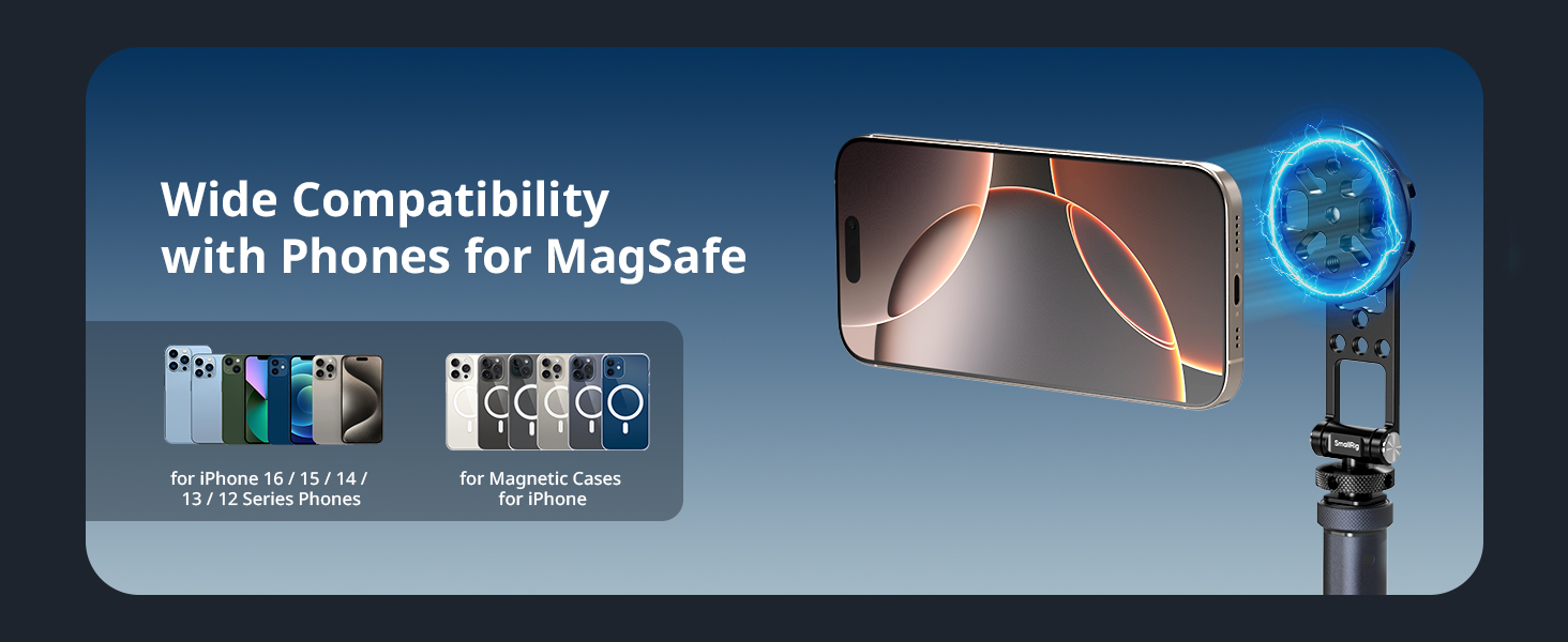 SmallRig スマホスタビライザー MagSafe対応 Amazon.co.jp: SmallRig スマホ用ビデオリグケージ 汎用型 Apple