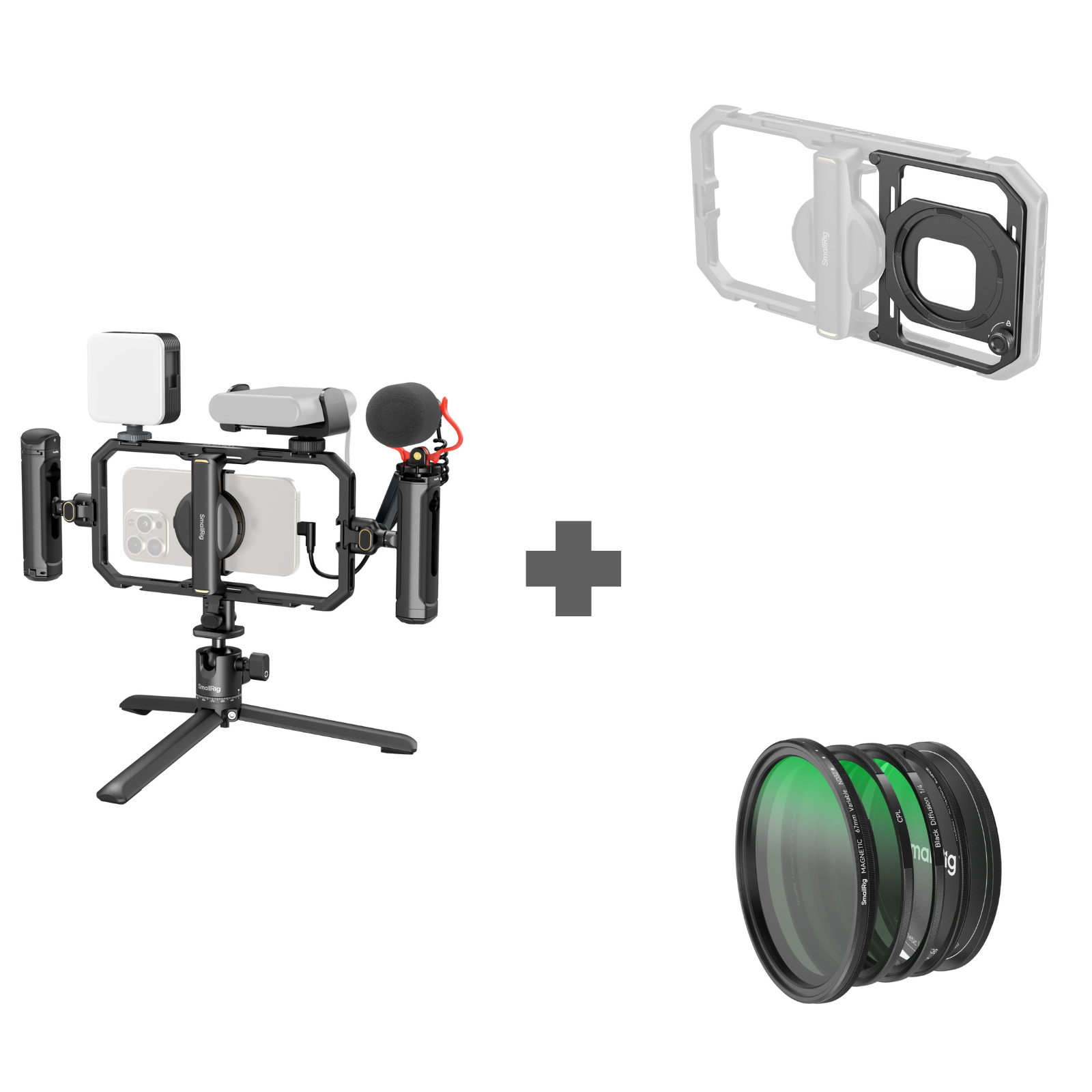Smartphone Video Kit | Magnetic Cage | Audio Lighting