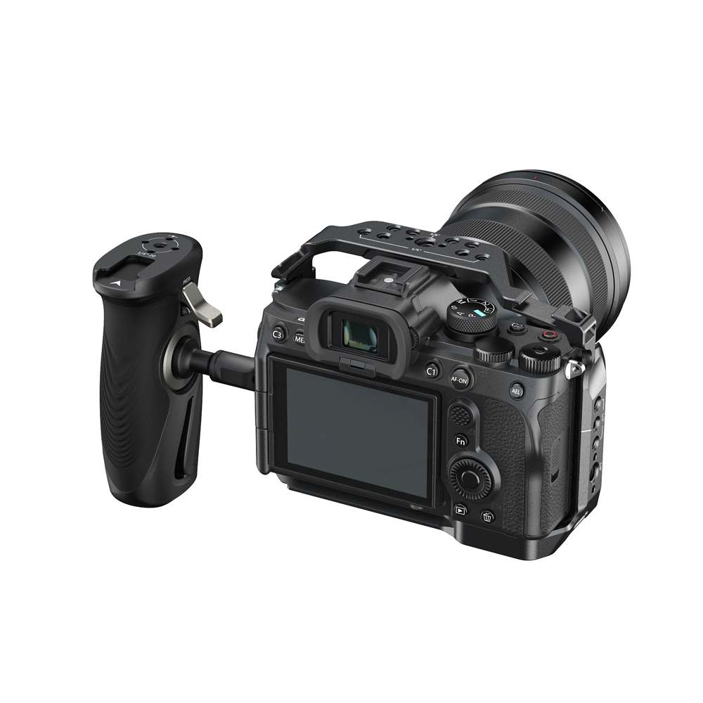 Camera Rotating Side Handle | 360° Adjustable Grip