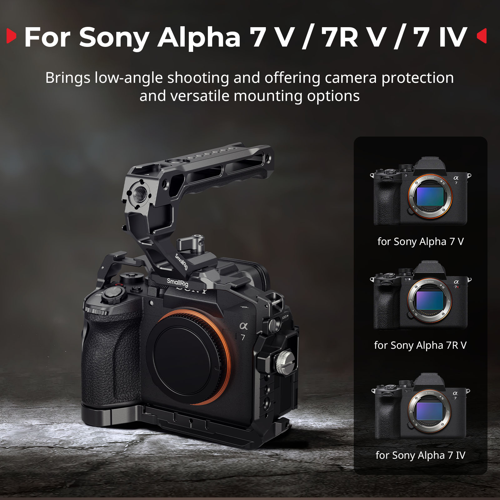 HawkLock Cage Kit for Sony A7 V / A7R V / A7 IV | Arca-Swiss QR