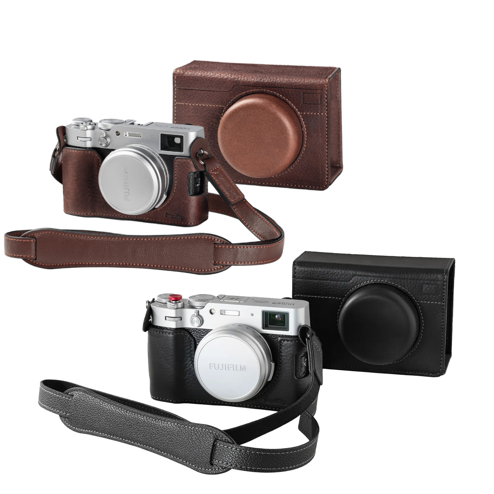 X100VI Leather Camera Case | Black | Style & Security