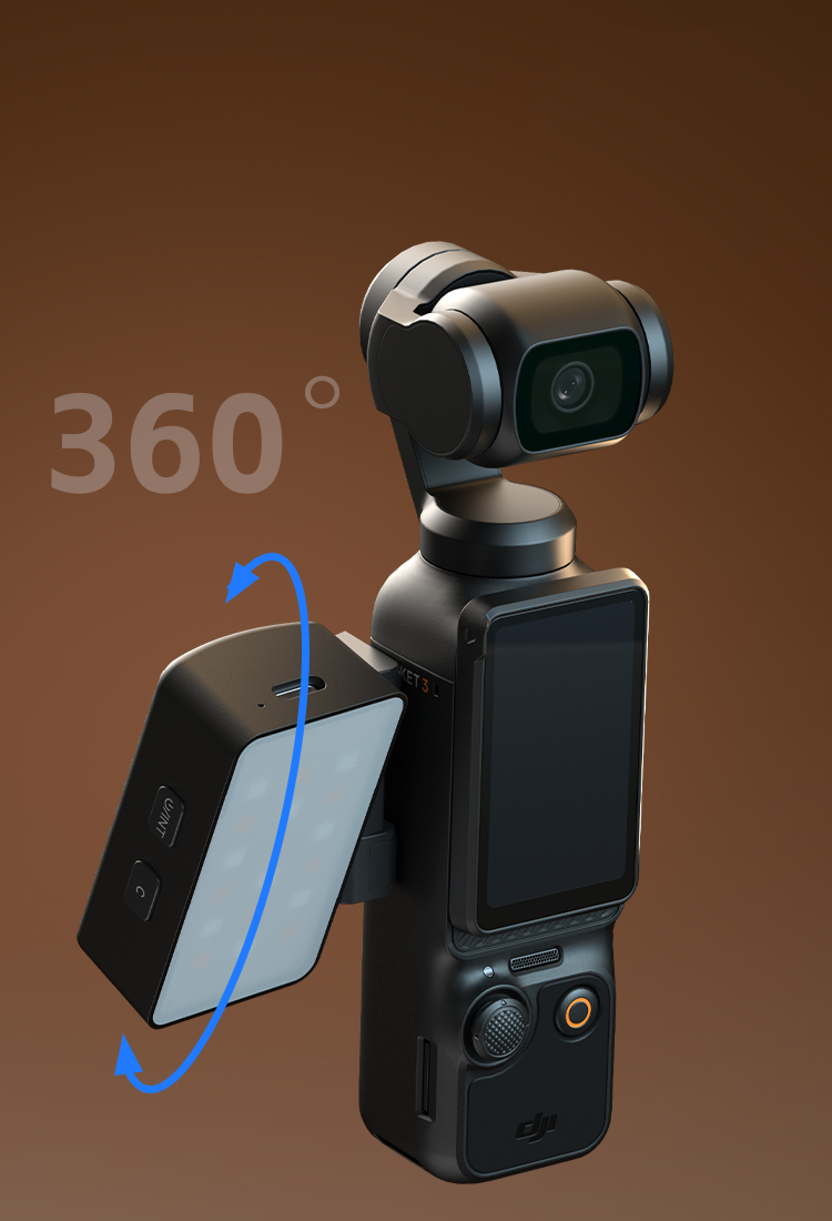 RGBWW LED Video Light for DJI Osmo Pocket 4 / 3 | SmallRig