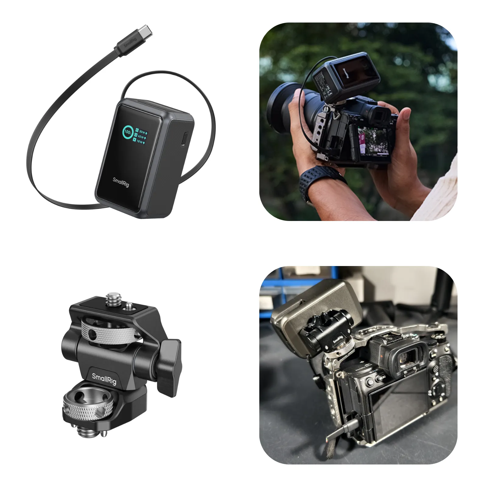 SmallRig Nano36 / Nano72 Power Bank 6057 & 6108 with Retractable SmallRig Nano36 / Nano72 Power Bank 6057 & 6108 with Retractable
