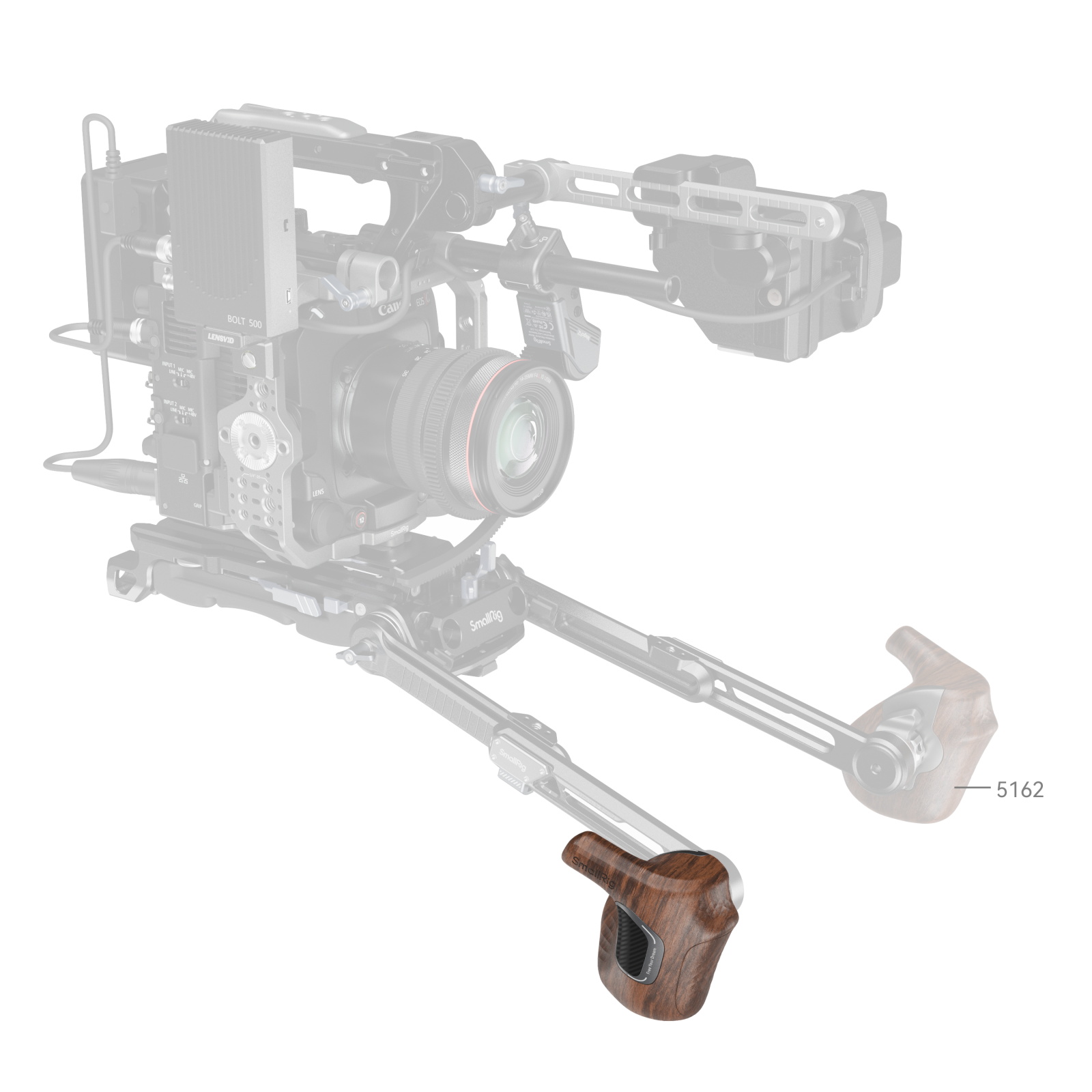 ARRI Rosette Wooden Handle | Secure Grip & Fluid Rotation