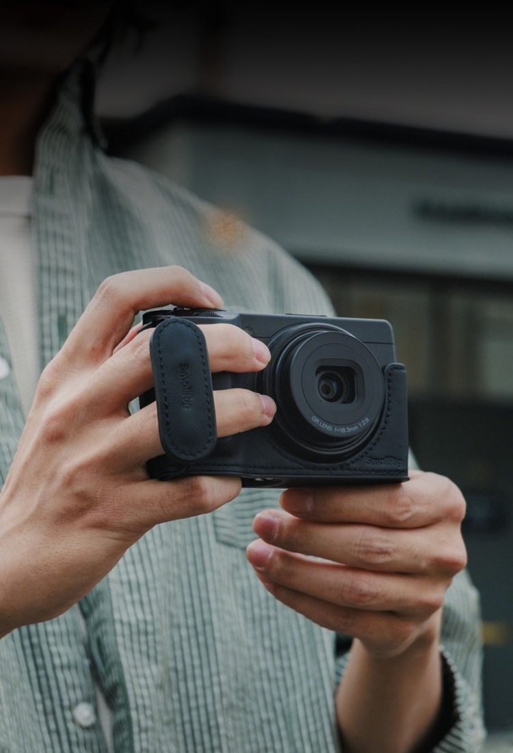 SmallRig for Ricoh GR: Leather Case, Quick-Release Wrist